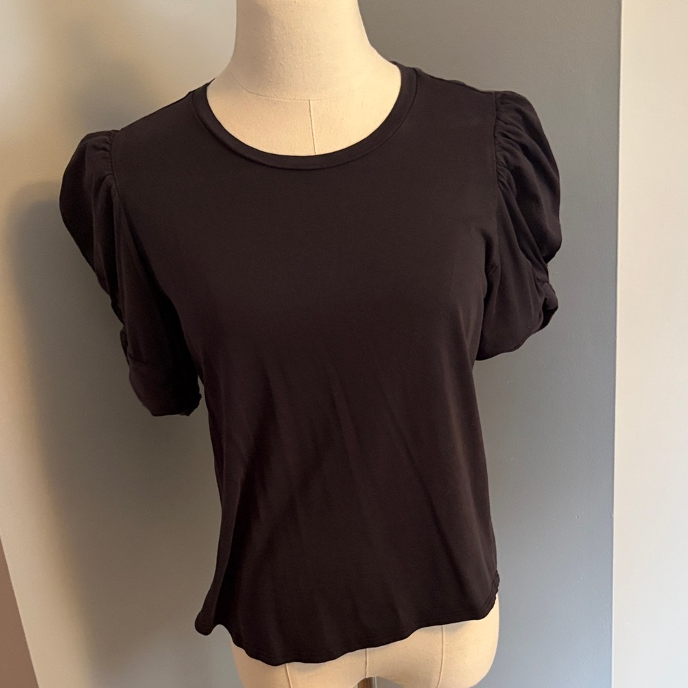 Summersalt Black Short Sleeve Top